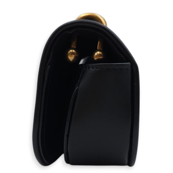 C’mon Nano 13x9x4cm Black Belt Bag in Calfskin, Gold hardware - Image 5
