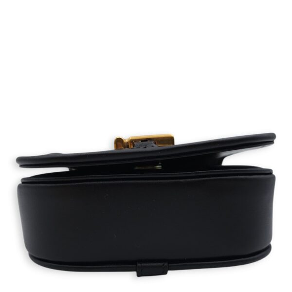 C’mon Nano 13x9x4cm Black Belt Bag in Calfskin, Gold hardware - Image 7