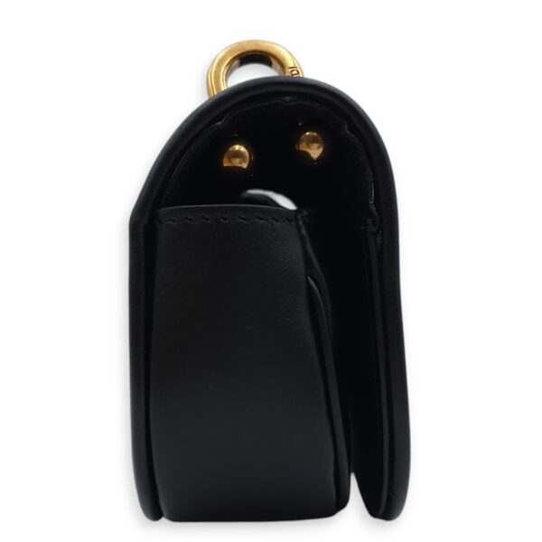 C’mon Nano 13x9x4cm Black Belt Bag in Calfskin, Gold hardware - Image 6