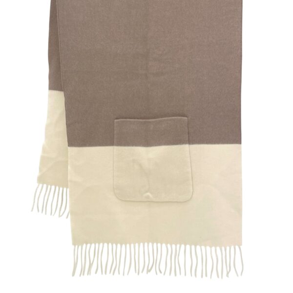 Allumette a Poches 48x210cm Creme Stole in Cashmere - Image 3