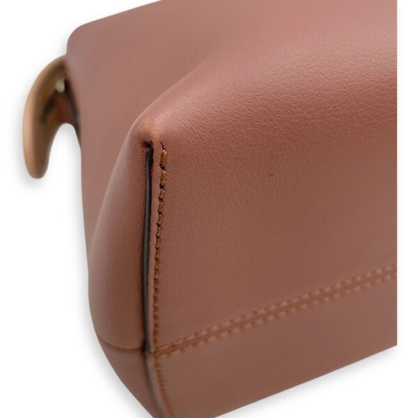 By The Way Pink/Brown Shoulder Bag in Calfskin, Silver hardware - Image 10