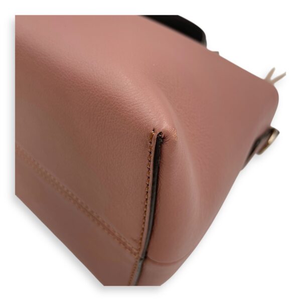 By The Way Pink/Brown Shoulder Bag in Calfskin, Silver hardware - Image 11