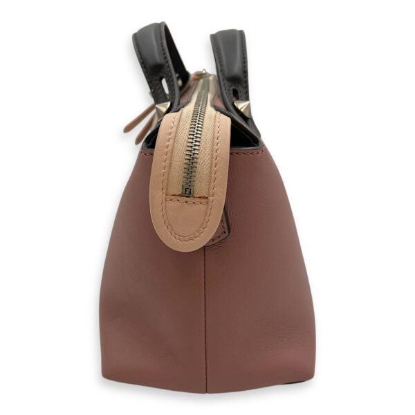 By The Way Pink/Brown Shoulder Bag in Calfskin, Silver hardware - Image 5