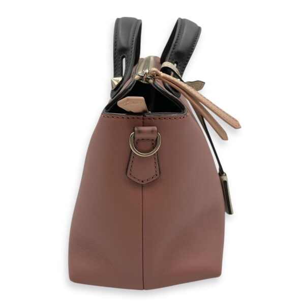 By The Way Pink/Brown Shoulder Bag in Calfskin, Silver hardware - Image 4