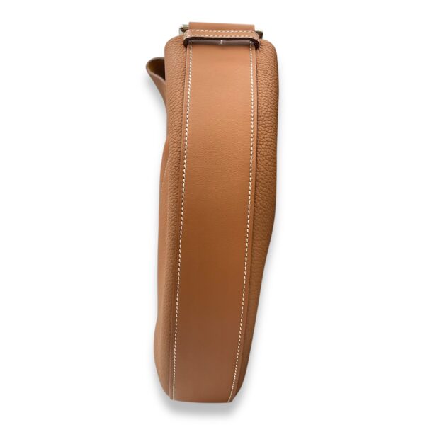 Acorn Bag Brown in Togo/Swift, Palladium hardware - Image 5