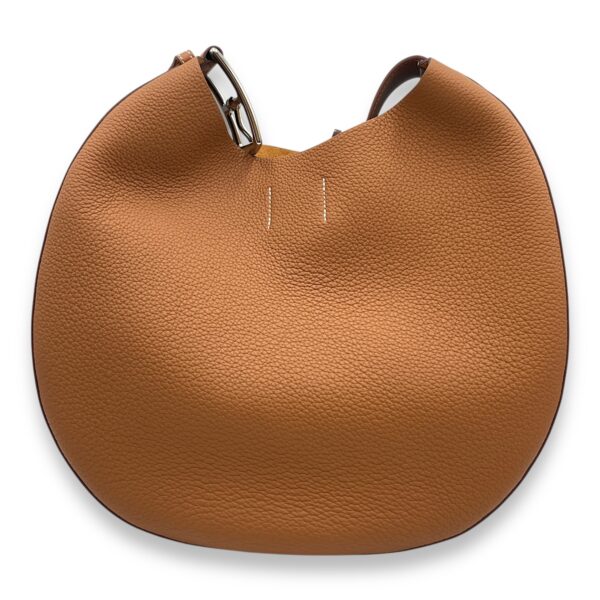 Acorn Bag Brown in Togo/Swift, Palladium hardware - Image 3