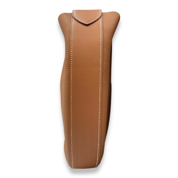 Acorn Bag Brown in Togo/Swift, Palladium hardware - Image 4