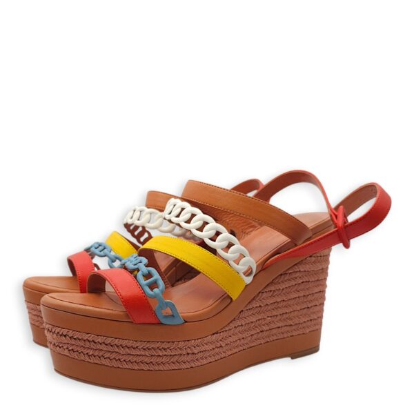 Amarres 38 Rose/Jaune/Blue Espadrille - Image 3