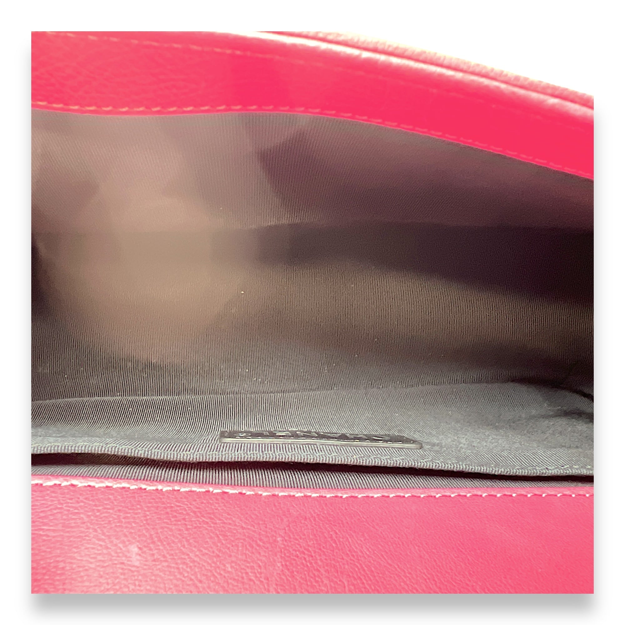 Boy Medium Pink Shoulder Bag in Calfskin, hardware - Image 15