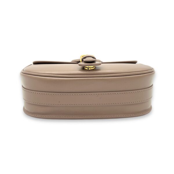Bobby Crossbody Bag Brown in Calfskin, Gold hardware - Image 6