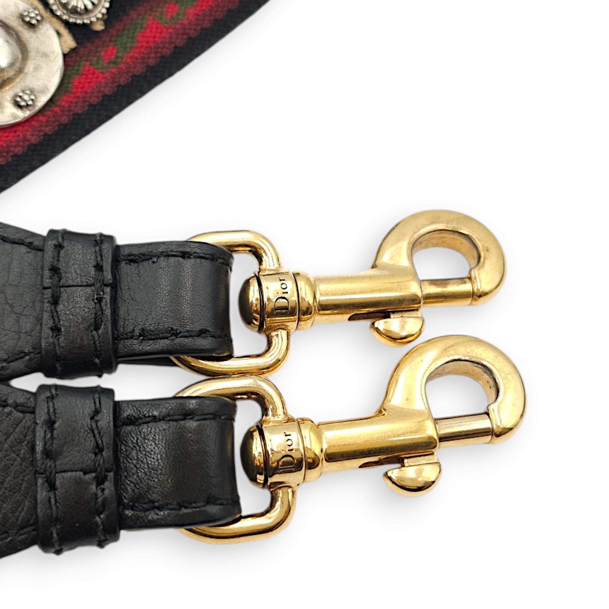 Bohemia By Strap Multi-colour Bag Accessory in Canvas, 2-Tone hardware - Image 4