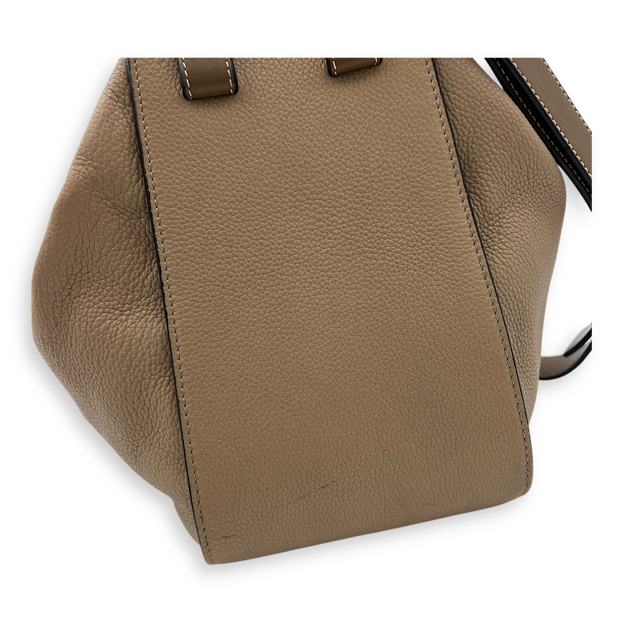 Hammock Small Brown Top Handle Bag in Calfskin, Gold hardware - Image 12