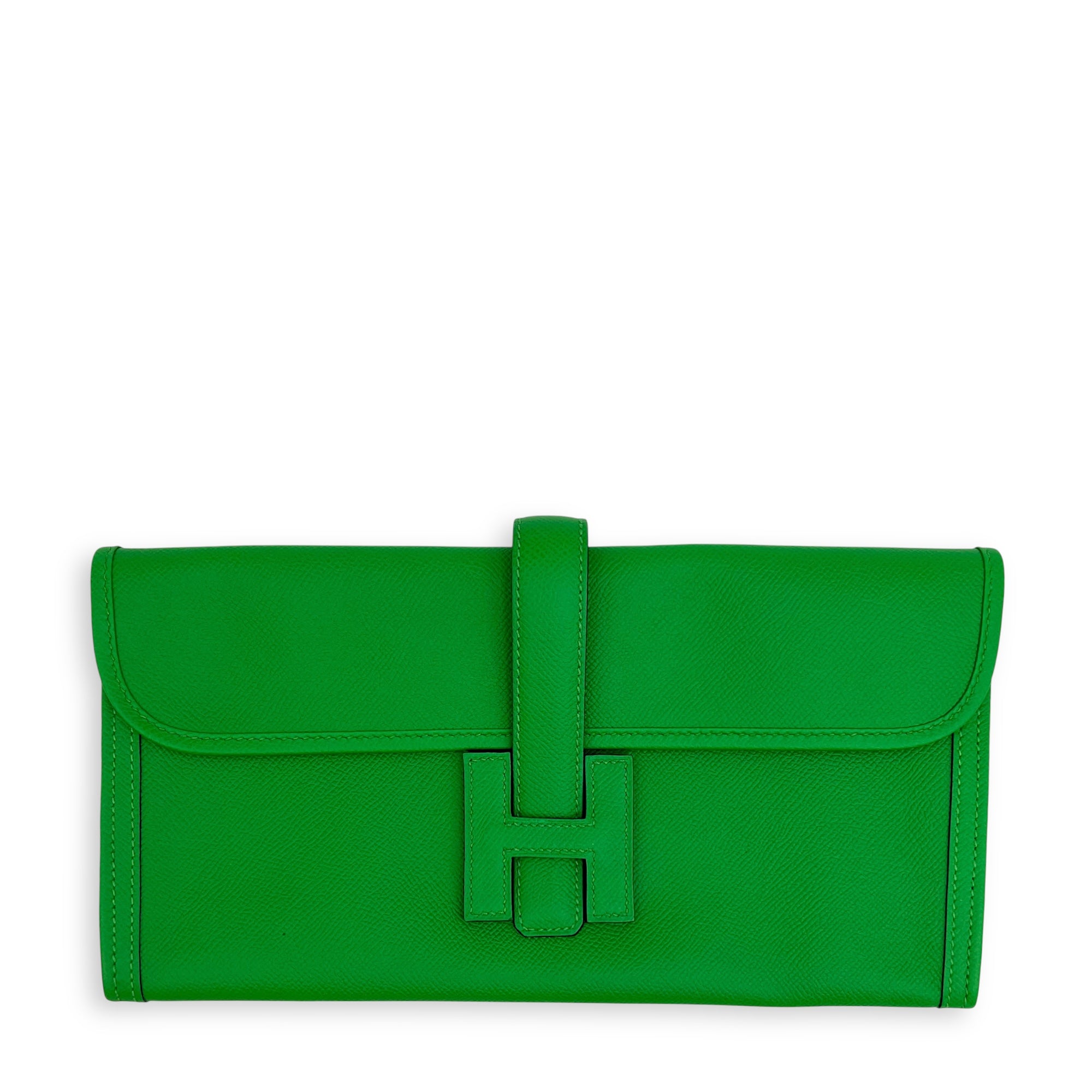 Jige Elan 29 Bambou Pouch in Epsom