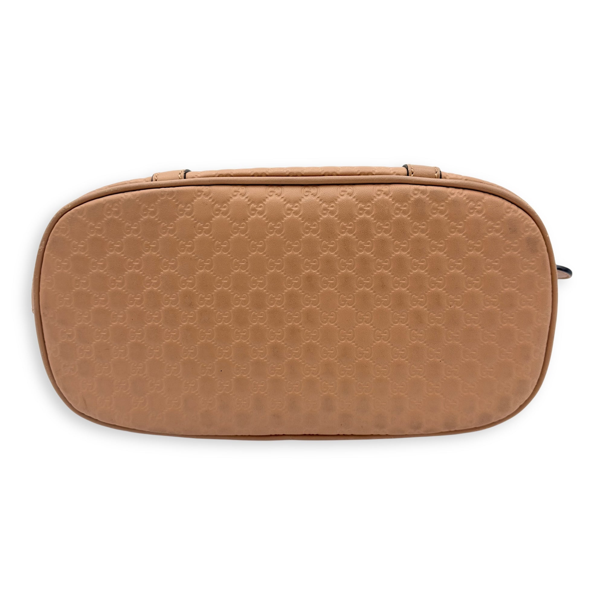 Dome Top Handle Bag Beige in Calfskin, Gold hardware - Image 6