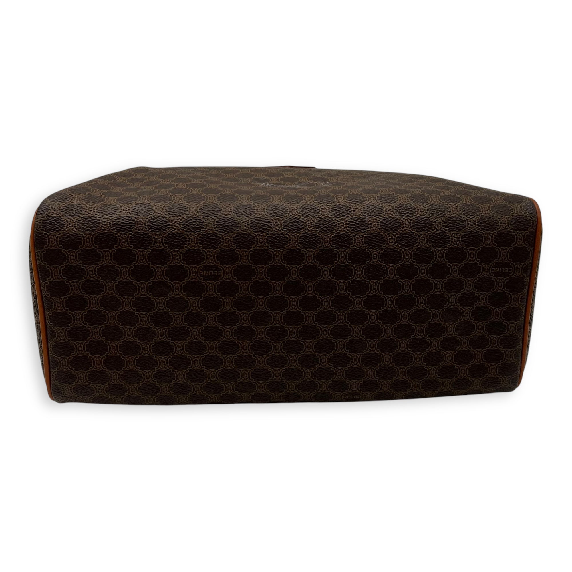 Macadam Top Handle Bag Brown in Coated Canvas, Gold hardware - Image 6