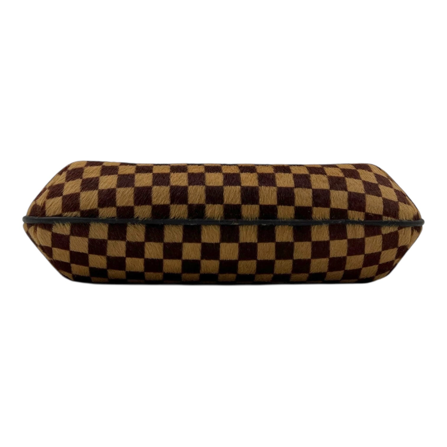 Damier Sauvage Tigre Brown Top Handle Bag in Pony Hair, Gold hardware - Image 6
