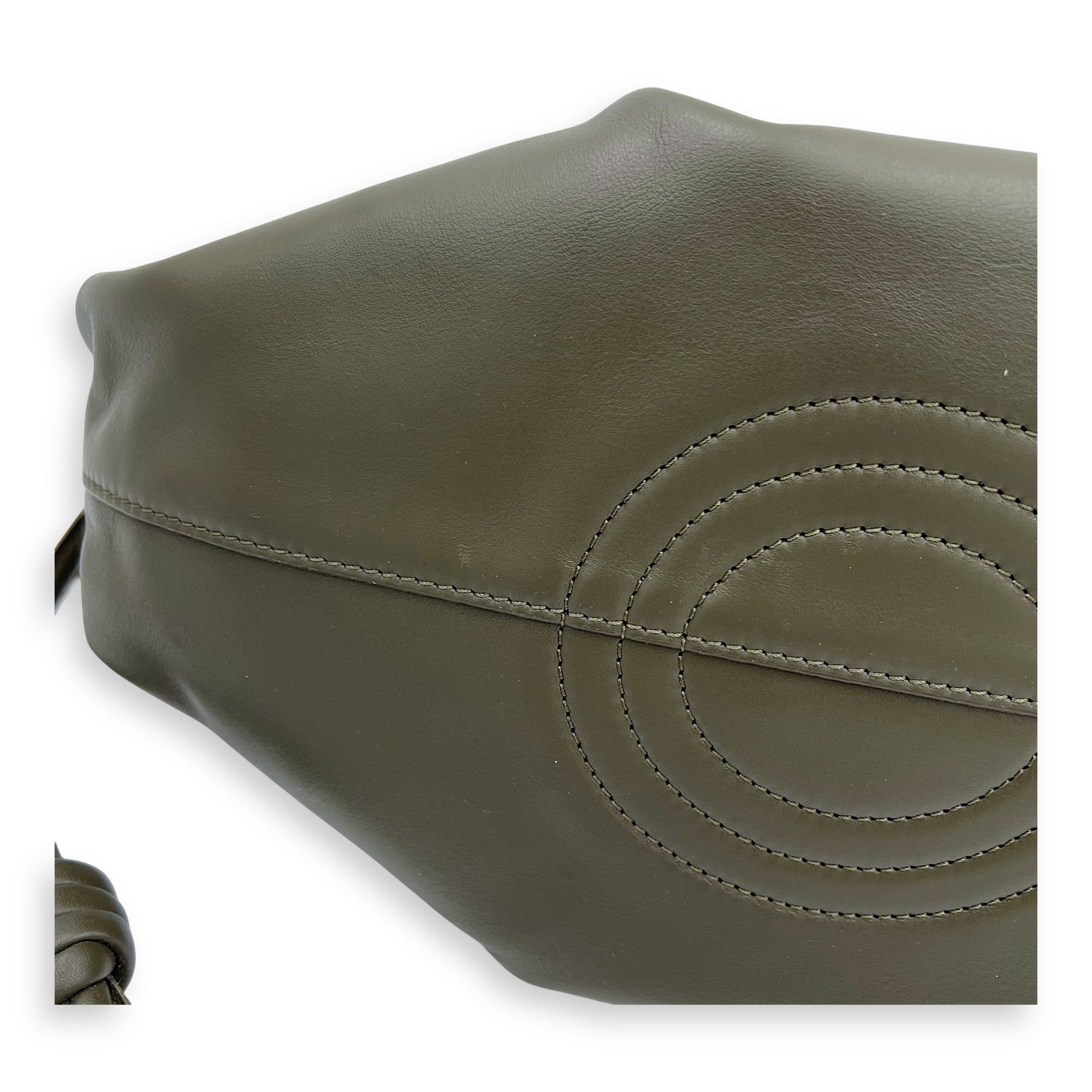 Paseo Top Handle Bag Green in Calfskin, Gold hardware - Image 9