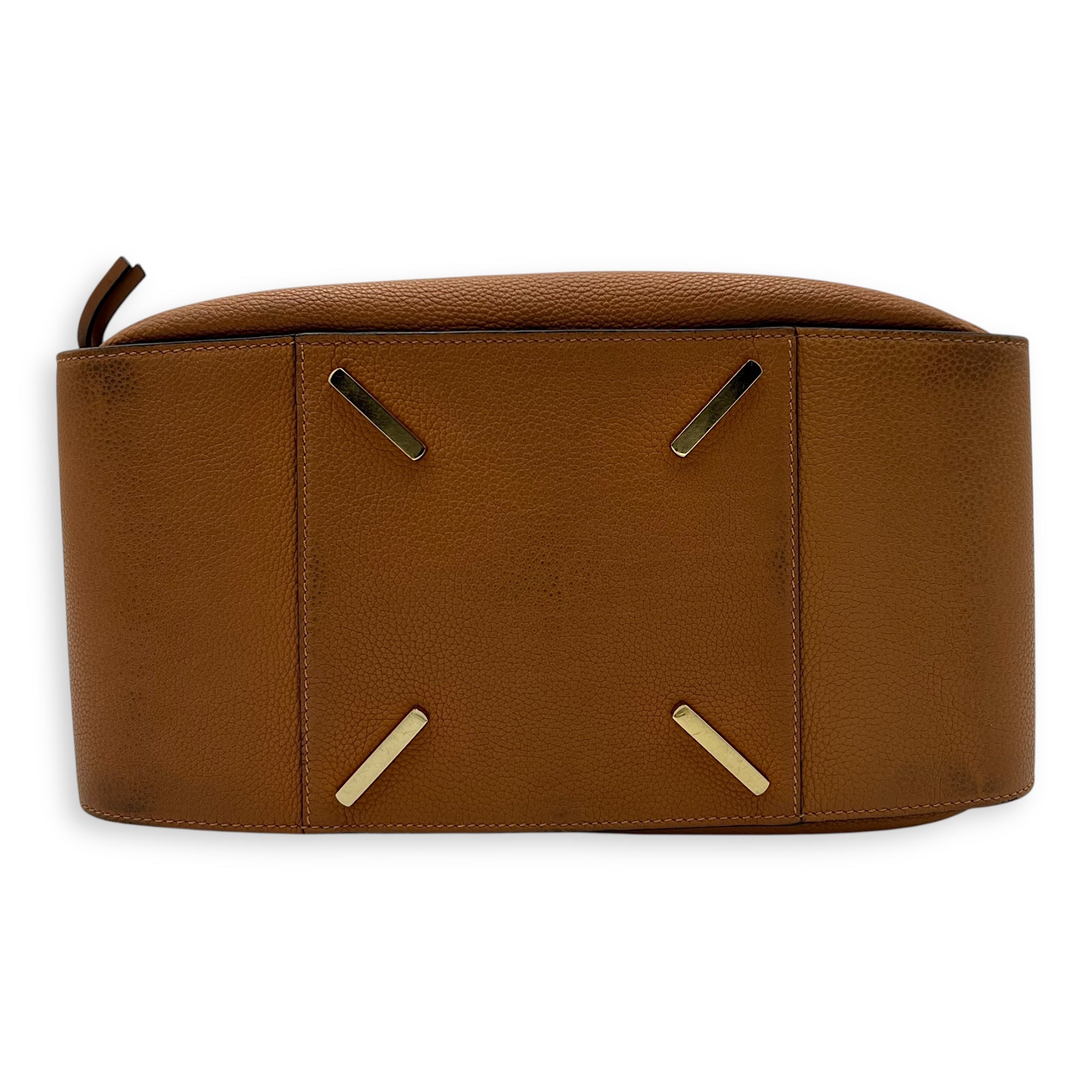 Hammock Medium Brown Shoulder Bag in Calfskin, Gold hardware - Image 6