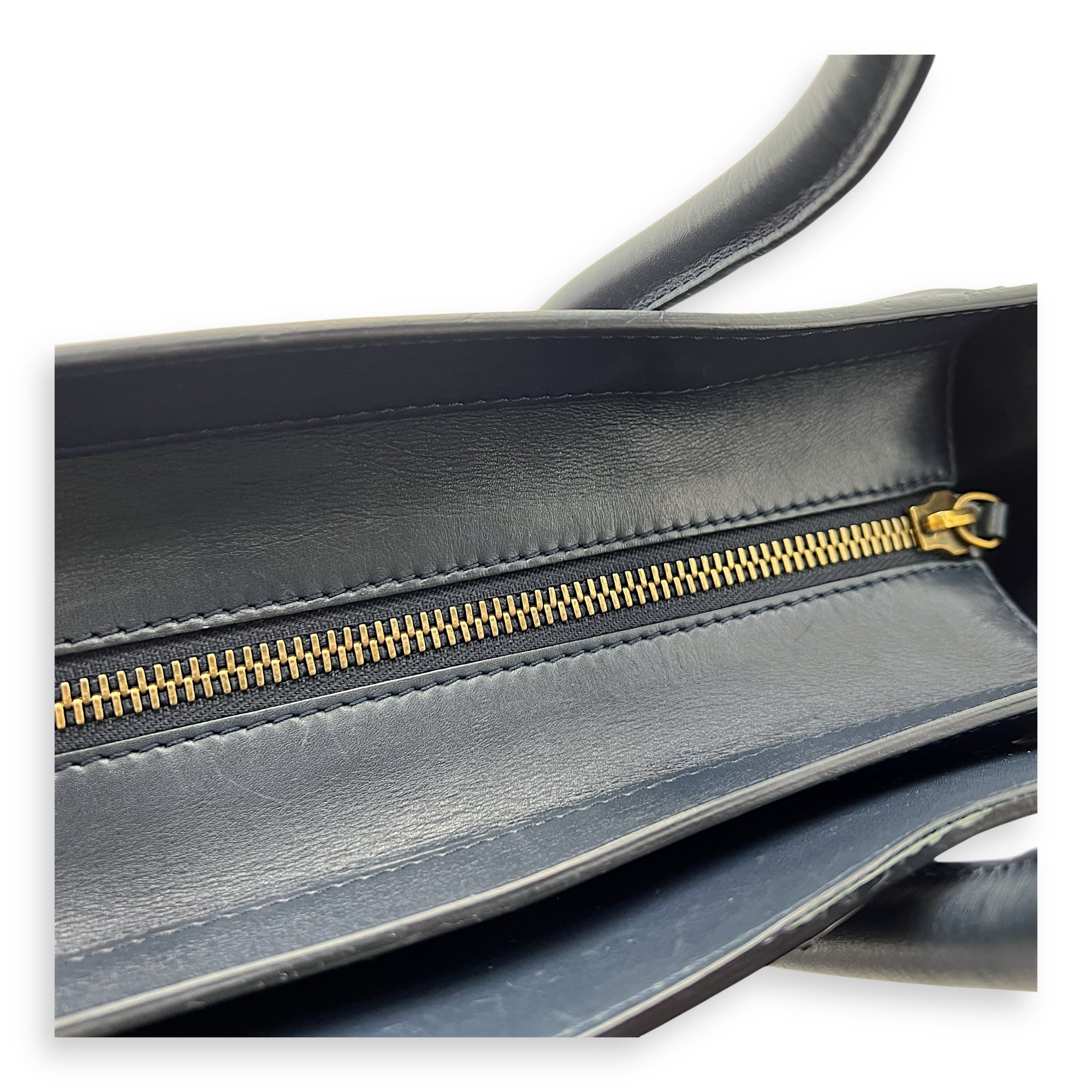 Luggage Mini Multi-colour Top Handle Bag in Suede Leather, Gold hardware - Image 18