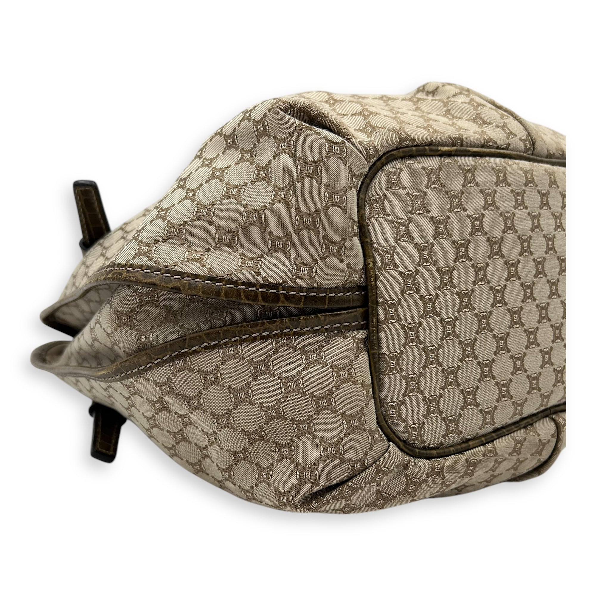 Macadam Shoulder Bag Brown in Canvas, Silver hardware - Image 9