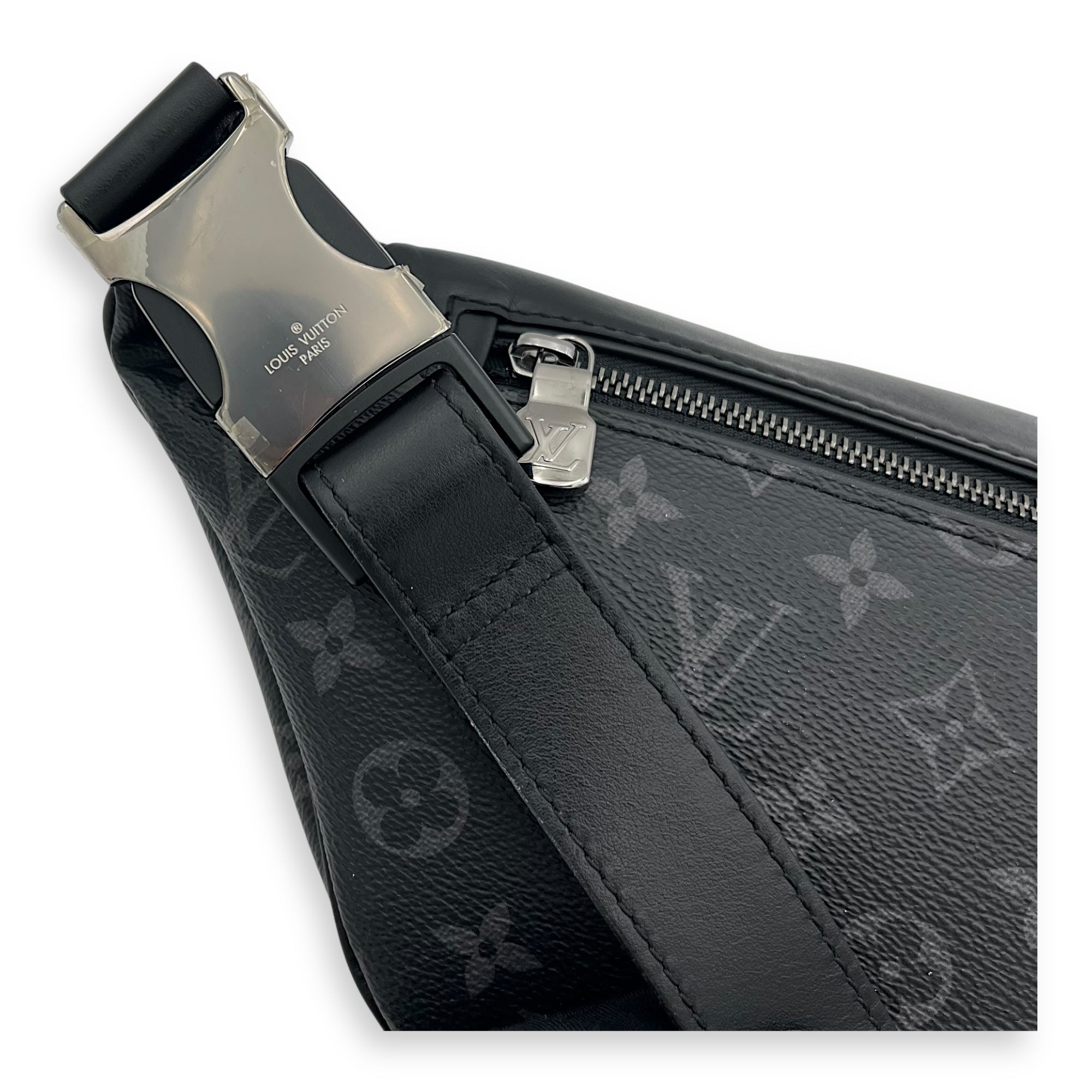 Discovery Belt Bag Eclipse in Monogram Coated Canvas, Silver hardware - Image 8