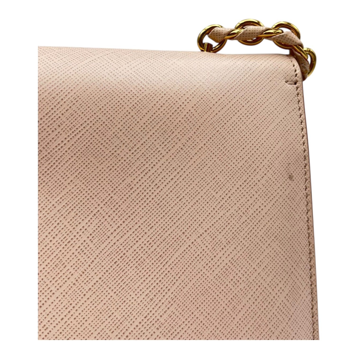 Vara Bow Pink Crossbody Bag in Calfskin, Gold hardware - Image 10