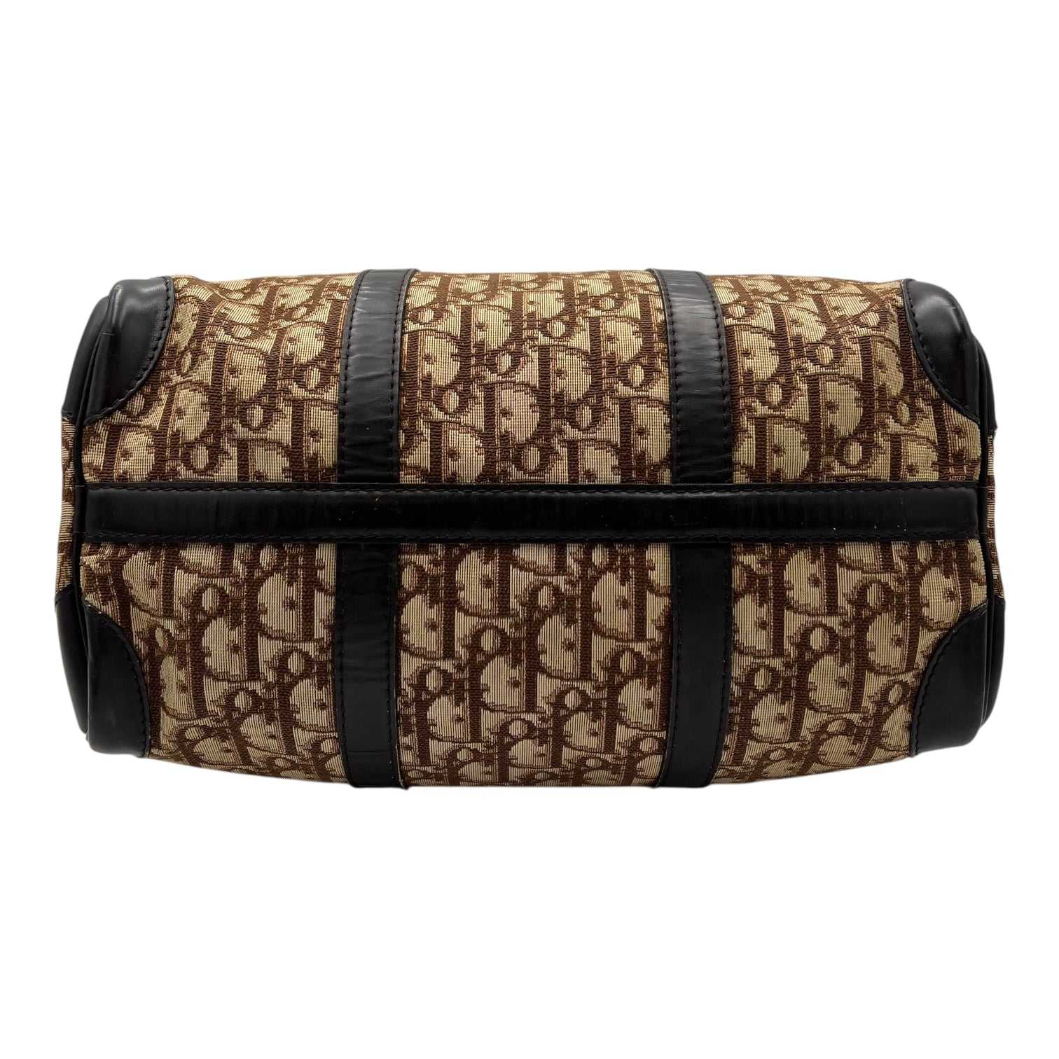 Trotteur Top Handle Bag Brown in Coated Canvas, Silver hardware - Image 6